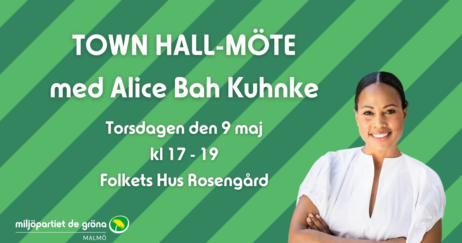 Town Hall M Te Med Alice Bah Kuhnke Milj Partiet